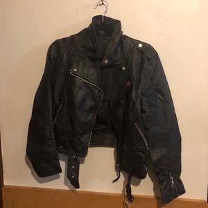 H&M Faux Leather Moto Jacket